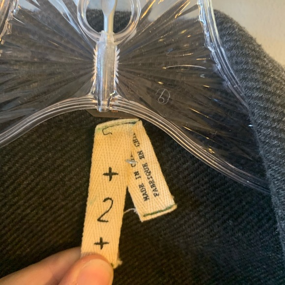 Free people RARE grey zip up jacket - Picture 3 of 16